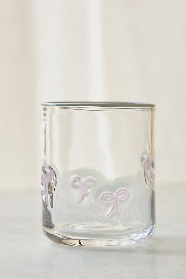 Bow glass cup 400ml