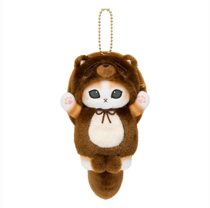 mofusand Dangling Tail Shigaraki Raccoon Meow Mascot Keychain