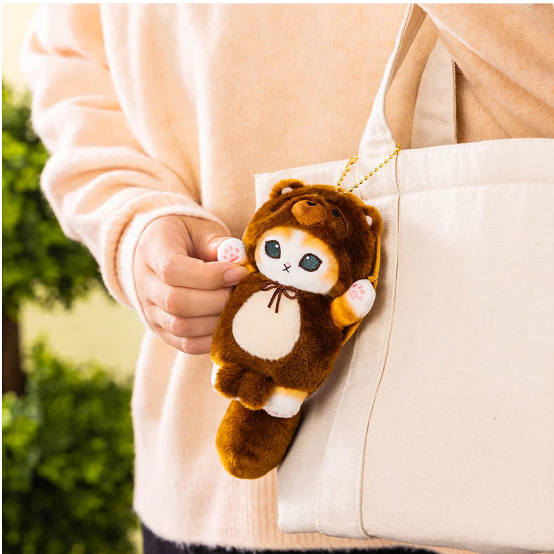 mofusand Dangling Tail Shigaraki Raccoon Meow Mascot Keychain