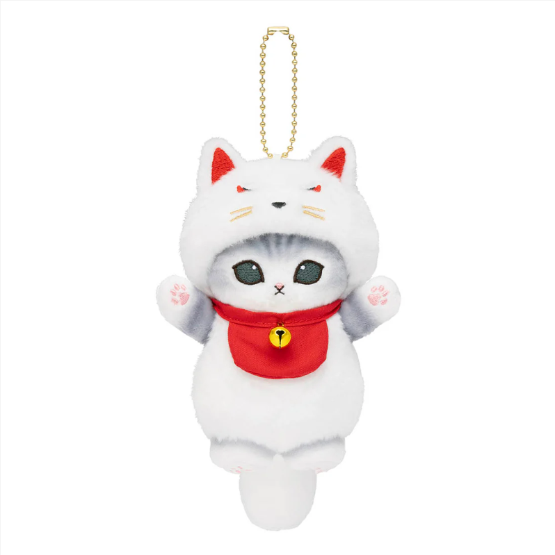 mofusand Dangling Tail Inari Fox Meow Mascot Keychain