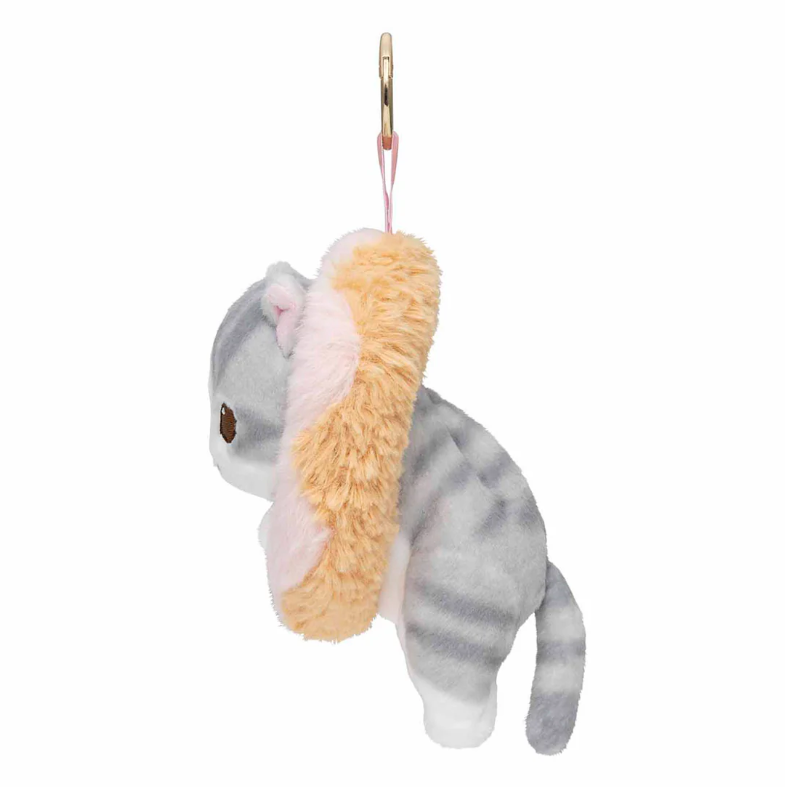 mofusand COFFEE AND DONUTS Mascot Keychain (Strawberry Cream)