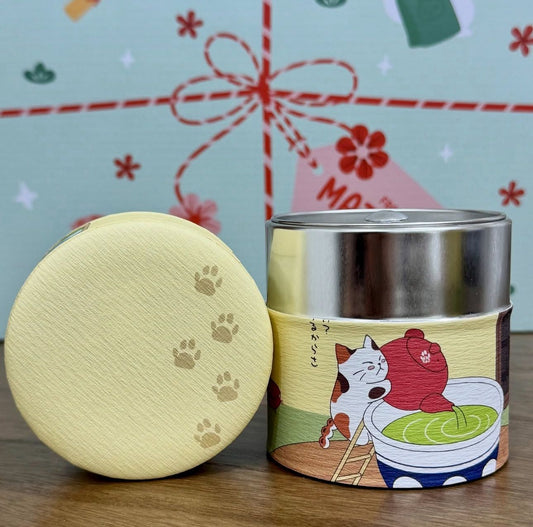 Matcha Cat Canister